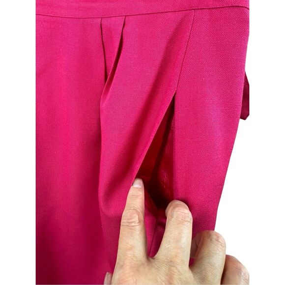 Kasper For ASL Red Short Sleeve Suit Separates Skirt Suit Size 8 2 Pc Formal - Picture 5 of 15